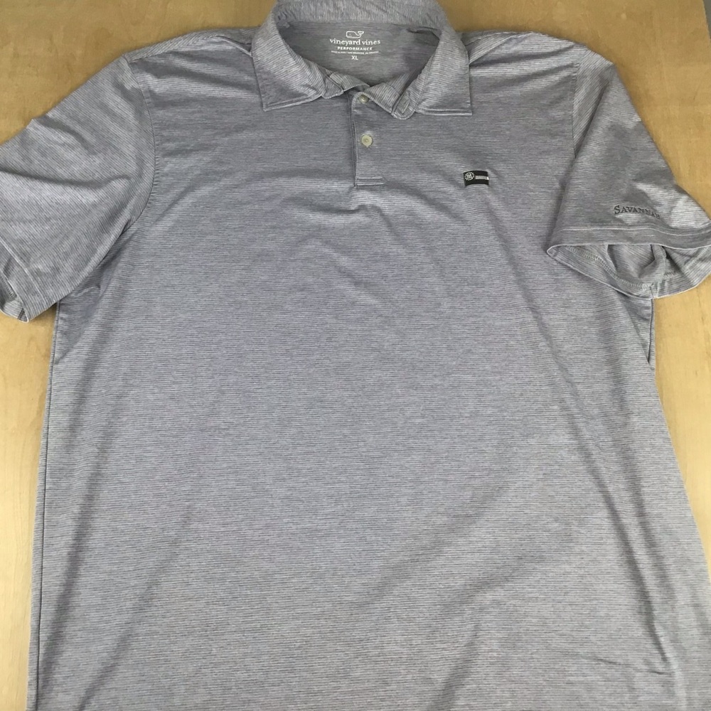 Vineyard Vines Performance Mens XL Golf Polo Shirt Savannah Georgia
